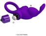 Cockring vibrant Dick Rabbit Pretty Love 30mm Violet