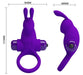 Cockring vibrant Dick Rabbit Pretty Love 30mm Violet