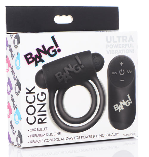 Cockring vibrant en silicone vibrant RING VIBES 30 et 45mm