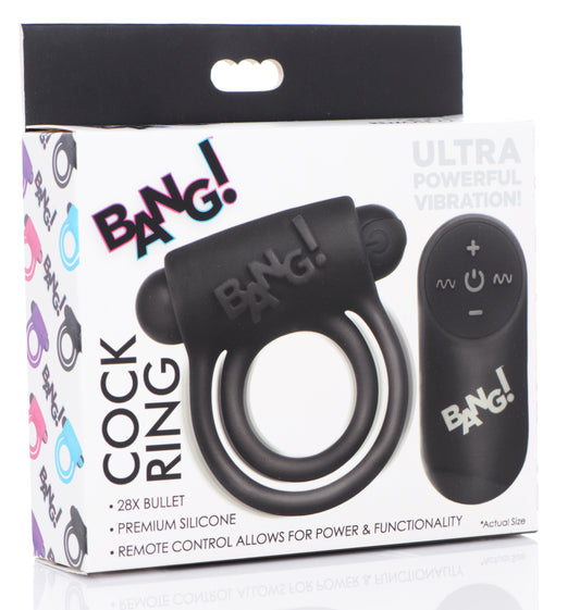 Cockring vibrant en silicone vibrant RING VIBES 30 et 45mm