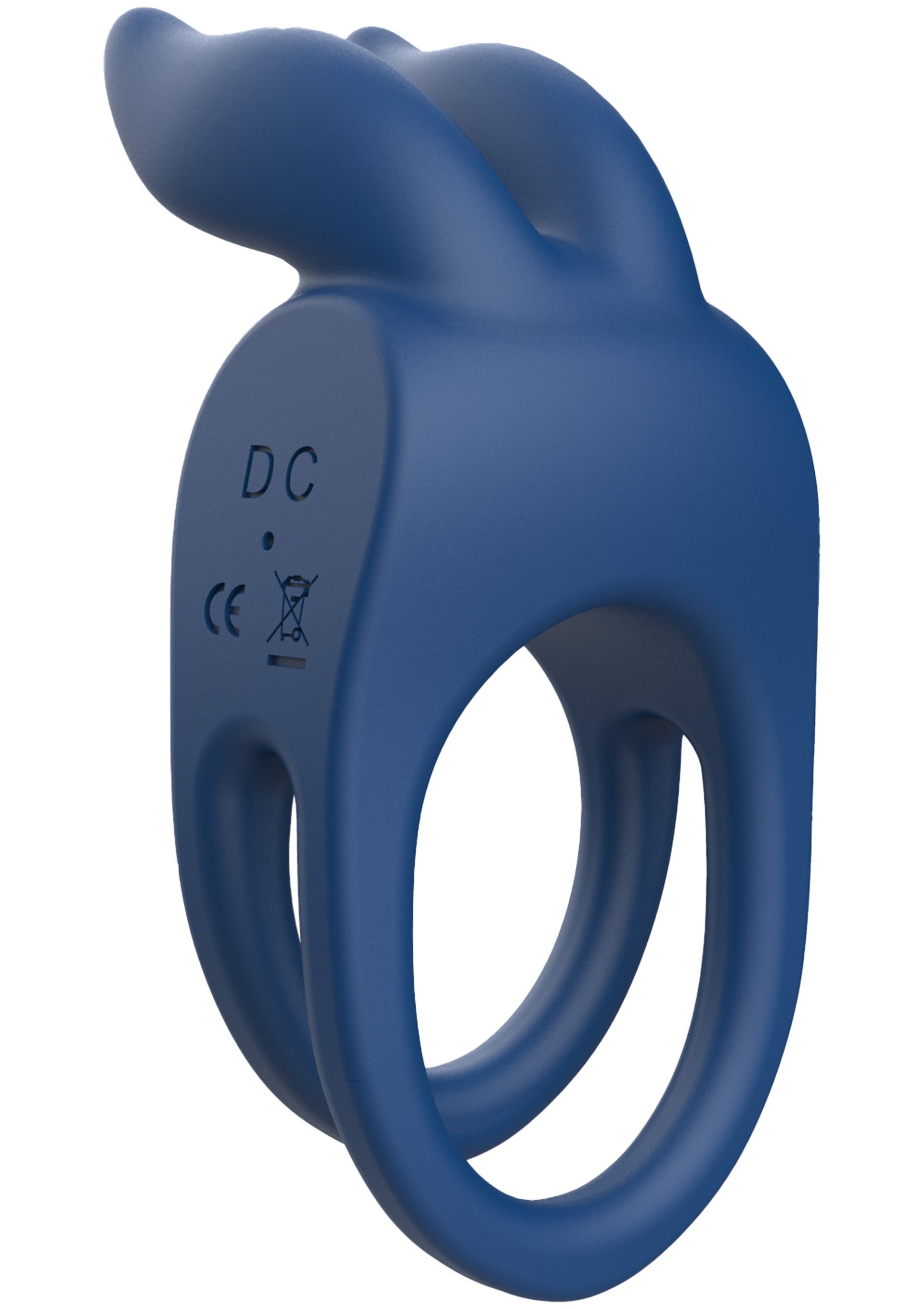 Cockring vibrant Fierce Rabbit 30mm Bleu
