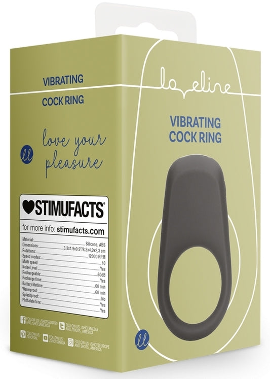 Cockring Vibrant Licorice 35 mm Noir