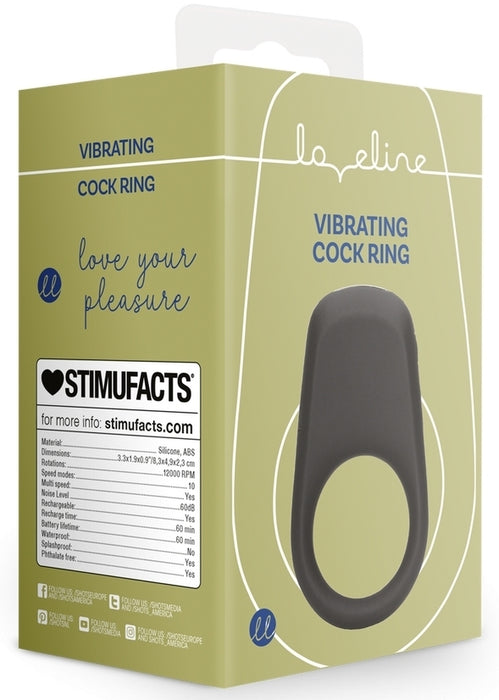 Cockring Vibrant Licorice 35 mm Noir