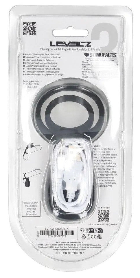 Cockring vibrant PAWDER VIBE 10 Vibrations