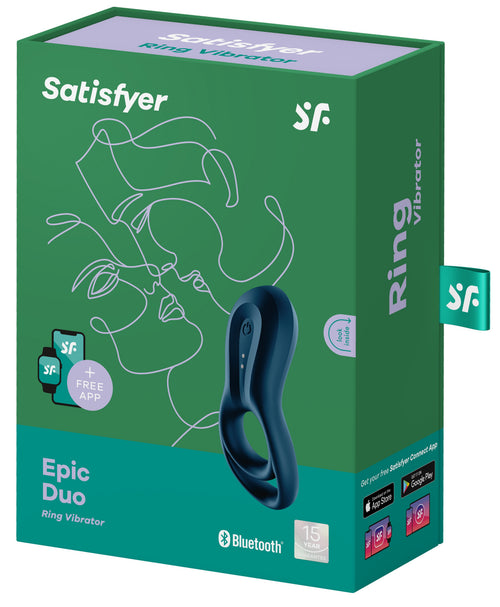 Cockring vibrant Satisfyer Epic Duo Navy