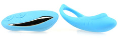 Cockring vibrant Shark 29mm Bleu