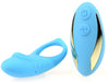 Cockring vibrant Shark 29mm Bleu