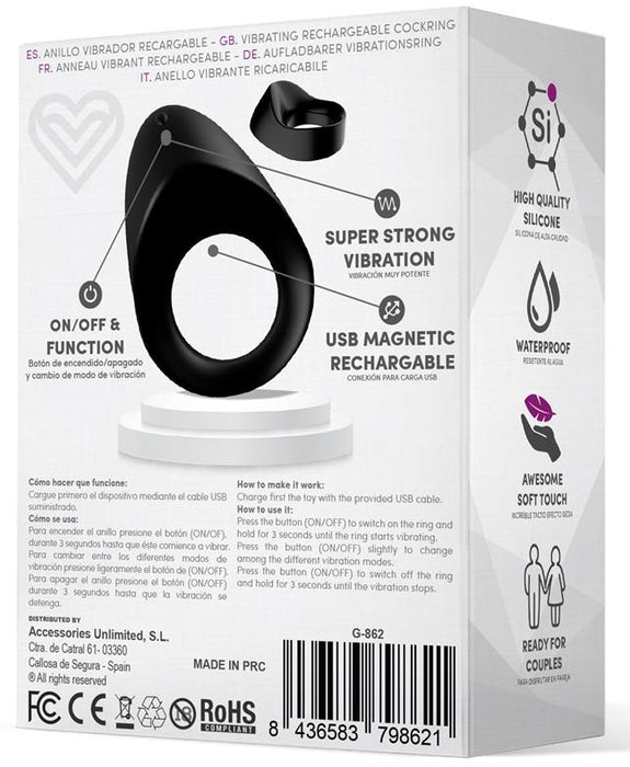Cockring vibrant Silicone Picker 28mm