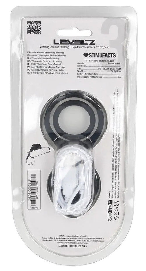 Cockring Wing Vibe 45 mm Noir