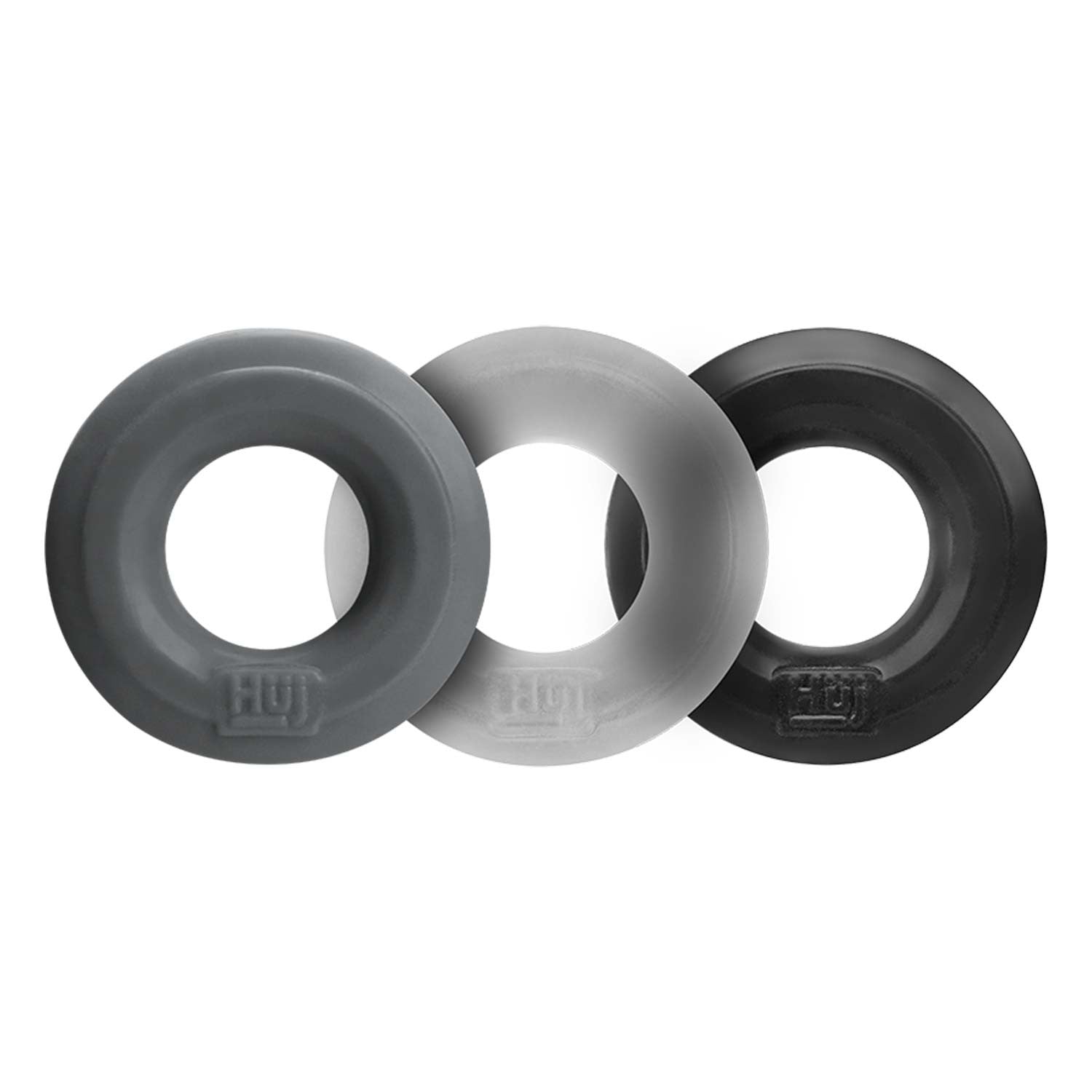 Cockrings Silicone Huj x3 25 mm Dark