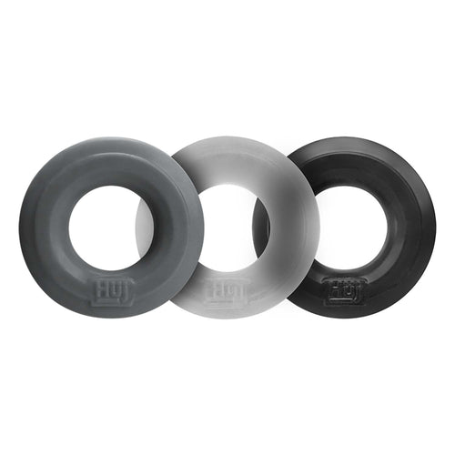Cockrings Silicone Huj x3 25 mm Dark