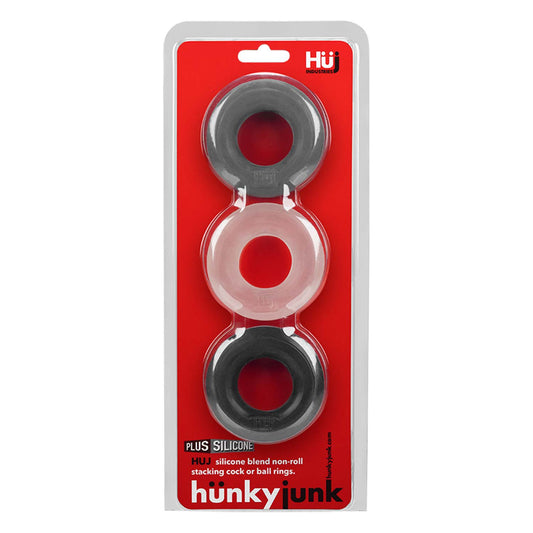 Cockrings Silicone Huj x3 25 mm Dark