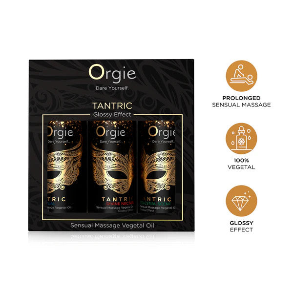 Coffret 3 Huiles de Massage Tantric