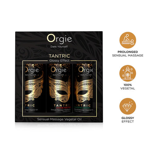 Coffret 3 Huiles de Massage Tantric