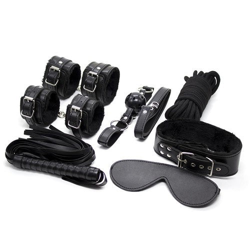 Coffret BDSM 7 Pièces WICKED Noir