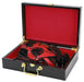 Coffret BDSM Luxury Noir-Rouge 8 Pièces