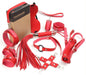 Coffret Bondage SM OBEDIENCE 10 Pièces Rouge