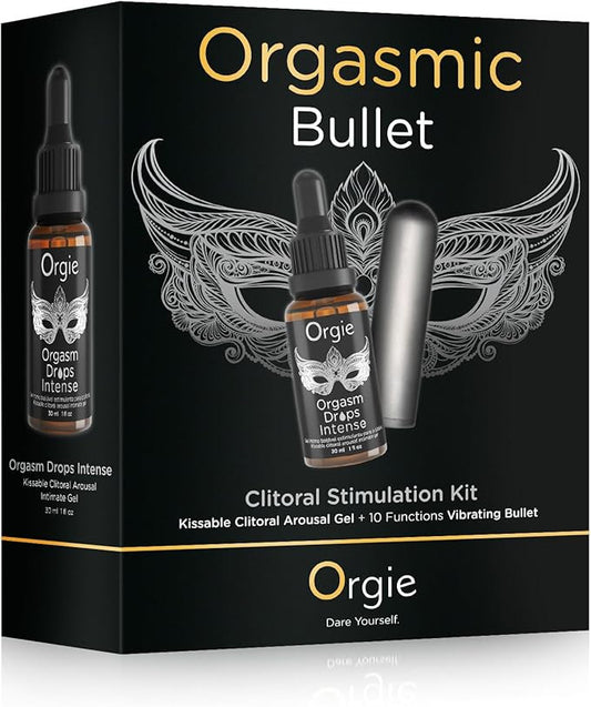 Coffret Bullet vibrant Gel stimulant clitoris Orgasmic bullet