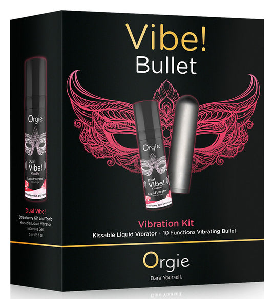 Coffret Bullet vibrant Gel stimulant Dual vibe! bullet
