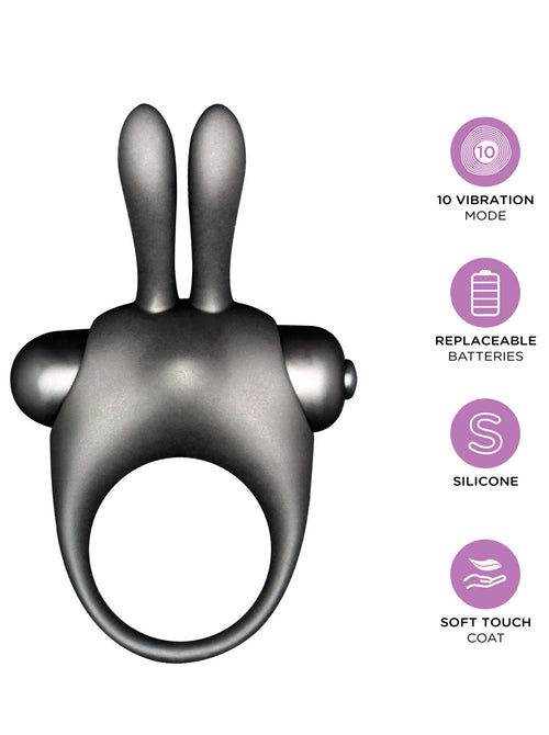 Coffret Cockring rabbit Gel stimulant clitoris Orgasmic bunny