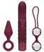 Coffret de Sextoys pour Elle Darkcherry 3 Accessoires