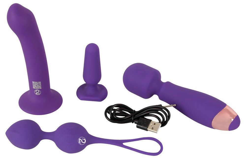 Coffret Sextoys Feminine 4 Accessoires Violets