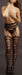 Collant effet porte-jarretelles Olivia - Noir
