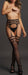 Collant effet porte-jarretelles Laurie - Noir