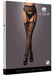 Collant effet porte-jarretelles Noria - Noir