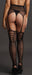Collant ouvert taille haute Eyleen - Noir