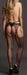 Collant avec lacets derrière Strappy Waist - Noir