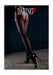 Collants avec ouverture arrière Satin Touch Suspender Noirs