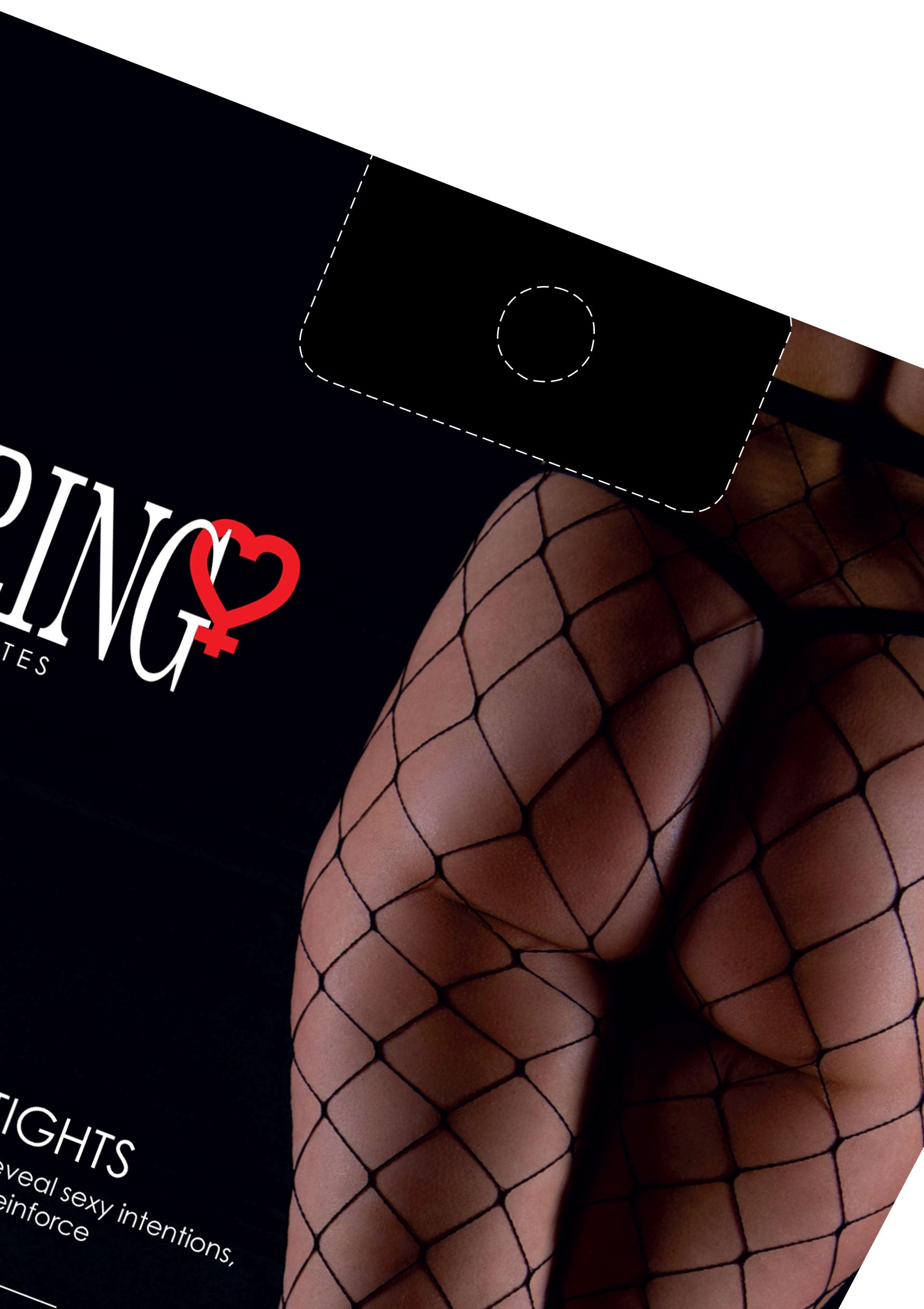 Collants Résille Over Sized Noirs