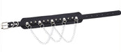 Collier à pointes Piky Noir-Argenté