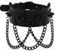 Collier à pointes Piky Noir