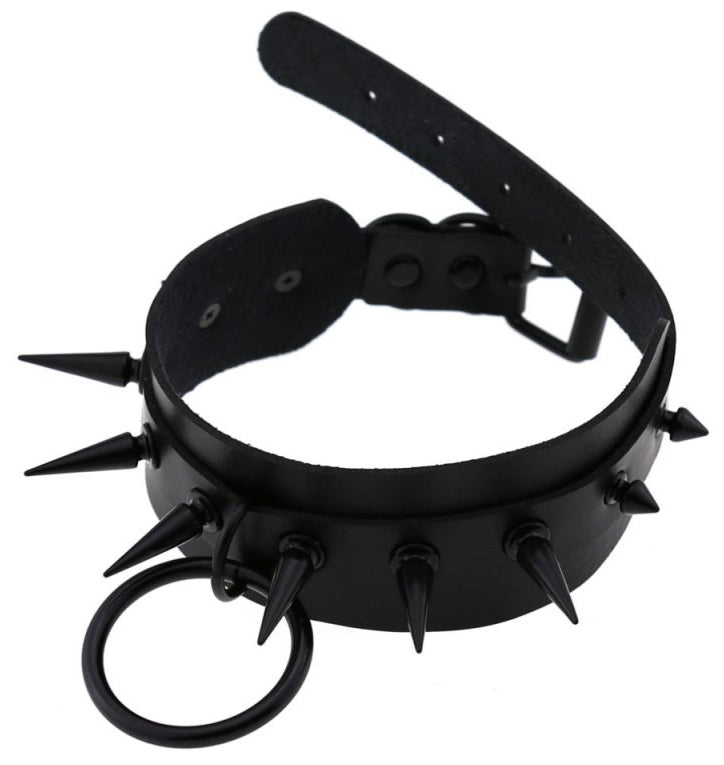 Collier à pointes Strobo Lish Noir