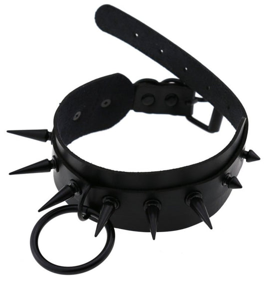 Collier à pointes Strobo Lish Noir