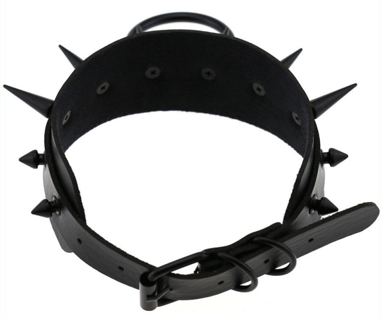 Collier à pointes Strobo Lish Noir