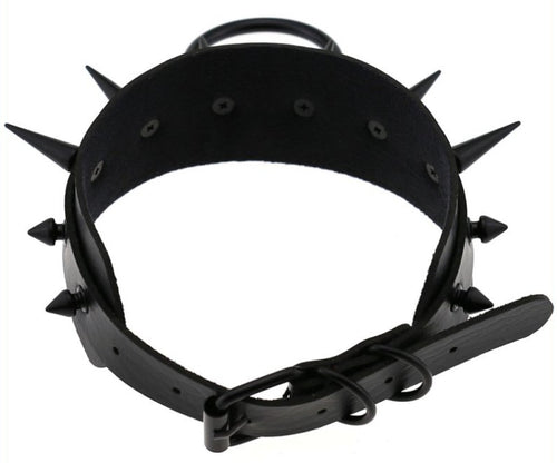 Collier à pointes Strobo Lish Noir