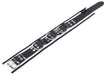 Collier en cuir 3 Anneaux D Blanc-Noir