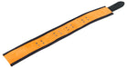 Collier en cuir 3 Anneaux D Orange-Noir