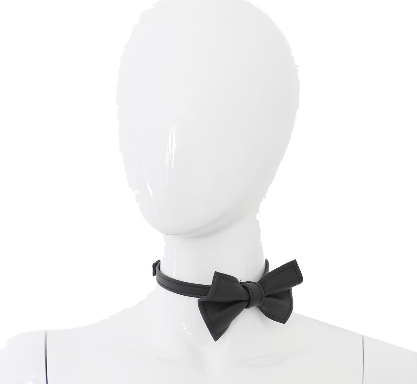 Collier en cuir avec Noeud Papillon