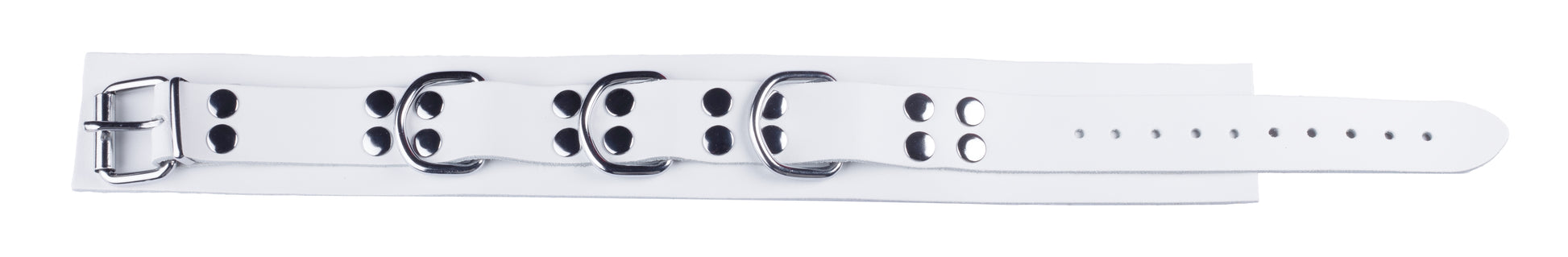 Collier en cuir Ultra Blanc