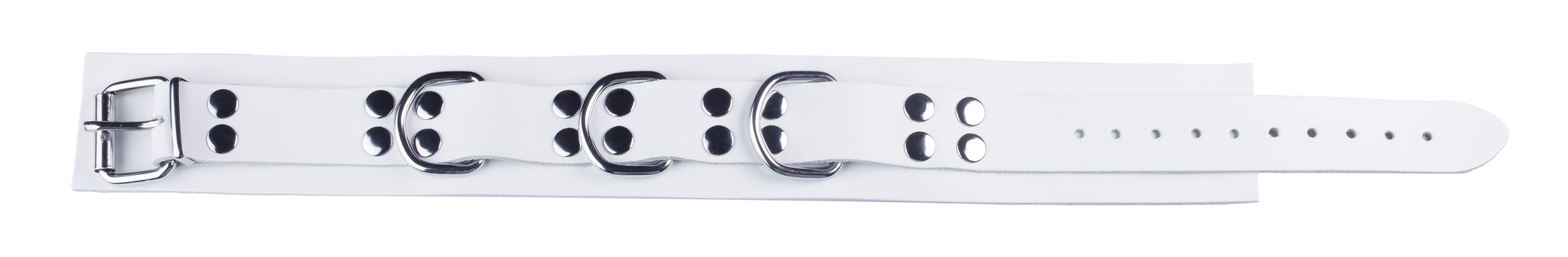 Collier en cuir Ultra Blanc