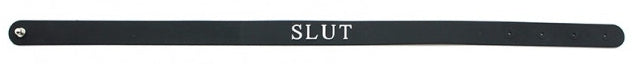 Collier en silicone Slut