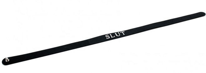 Collier en silicone Slut