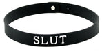 Collier en silicone Slut