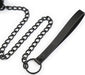 Collier et Laisse Ball Top Noir