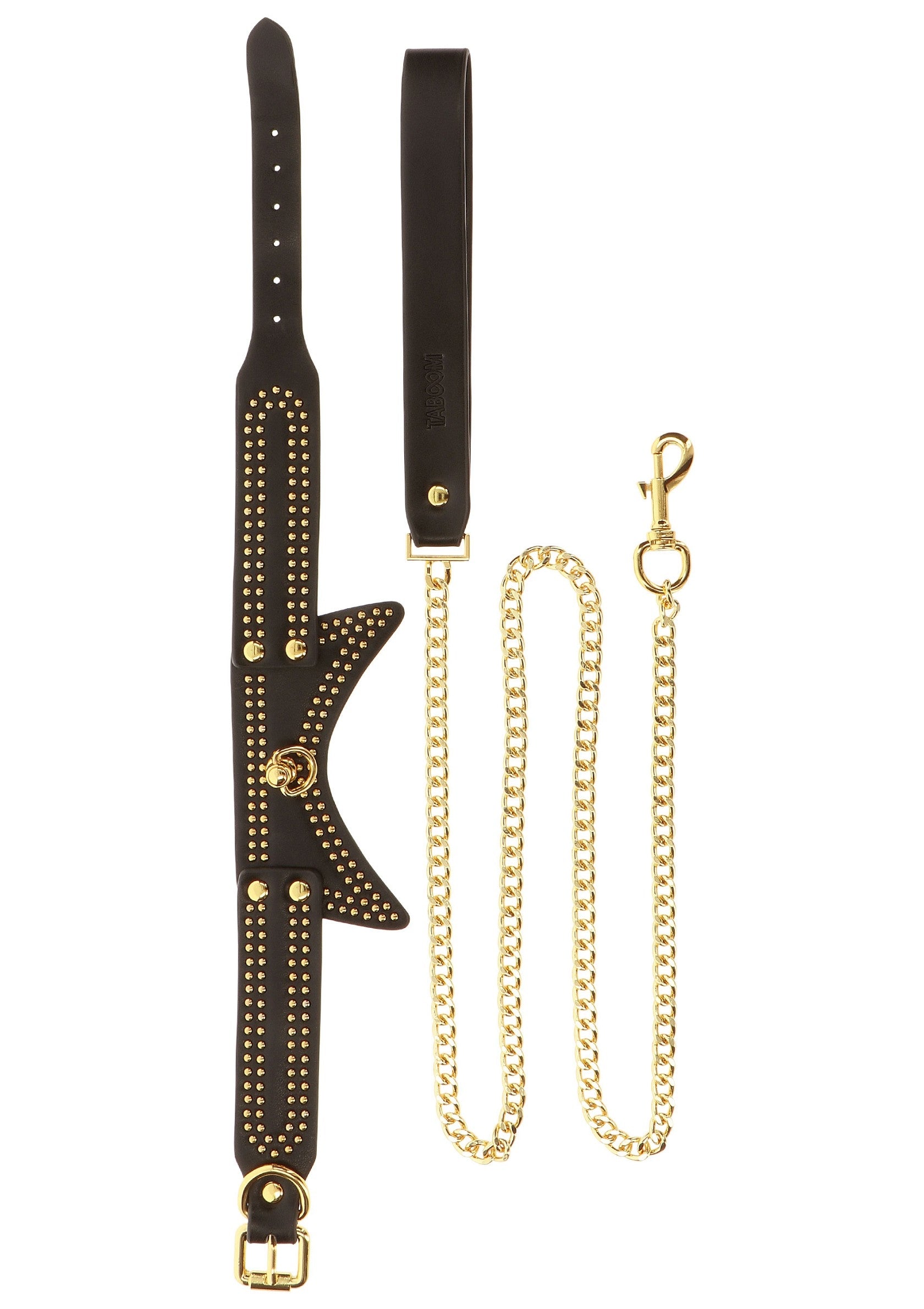 Collier et Laisse Studded Vogue Noir