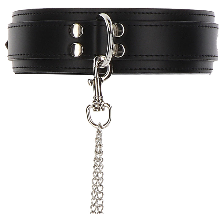 Collier et Menottes de poignets Heavy Taboom Noir